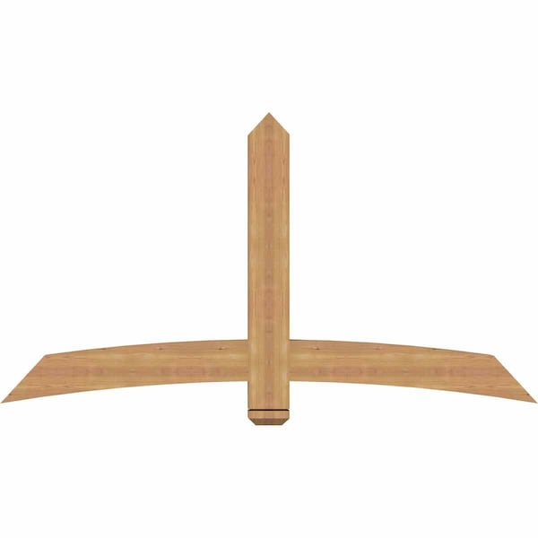 Ekena Millwork Bellingham Timber Gable Bracket, Western Red Cedar, 72"W x 39"H x 3 1/2"D x 5 1/2"F, 13/12 Pitch GBW072X39X0406BEL00SWR - main